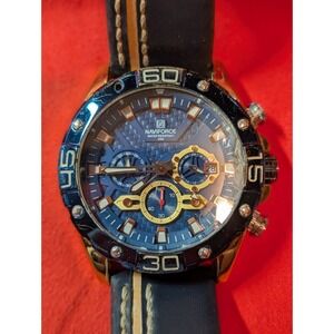 NAVIFORCE NF8019-210601 Men Sport Watch Big Dial Quartz Watch